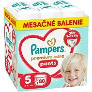 PAMPERS Premium Care Pants veľ. 5 (80 ks) - Plienkové nohavičky