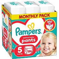 PAMPERS Pants size 5 (136 pcs) - Nappies