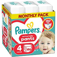PAMPERS Pants size 4 (186 pcs) - Nappies