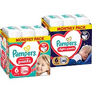 PAMPERS Pants Night vel. 6 (80 ks) + PAMPERS Pants vel. 6 (120 ks) - Disposable Nappies