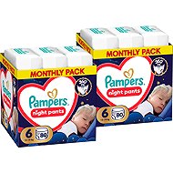 PAMPERS Pants Night vel. 6 (160 ks) - Nappies