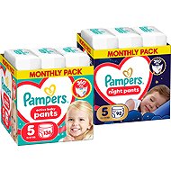 PAMPERS Pants Night vel. 5 (92 ks) + PAMPERS Pants vel. 5 (136 ks) - Disposable Nappies