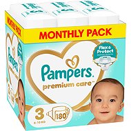 PAMPERS Premium Care size 3 (180 pcs) - Disposable Nappies