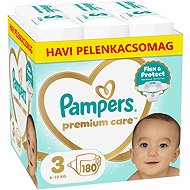 PAMPERS Premium Care 3 (180 db) - Eldobható pelenka
