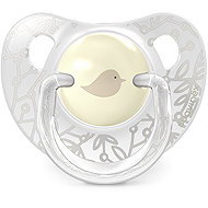 Suavinex Birdies anatomical silicone yellow, 0-6 m, 2 pcs - Baby Pacifier