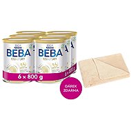 BEBA COMFORT 3 5HMO 6×800 g + Blanket Bellatex beige - Baby Formula