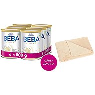 BEBA COMFORT 5 6×800 g + Blanket Bellatex beige - Baby Formula
