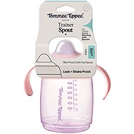 Tommee Tippee tréninkový hrneček se savičkou, 240 ml, 6m+, růžový - Baby cup