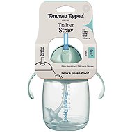 Tommee Tippee tréninkový netekoucí hrneček s brčkem a závažím, 240 ml, 6m+, zelený - Baby cup