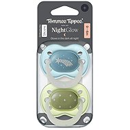 Tommee Tippee Night silikonový dudlík, 0-6 m, 2 ks - Baby Pacifier