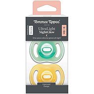 Tommee Tippee Ultra-light Night oranžová a zelená, 0-6 m, 2 ks - Baby Pacifier