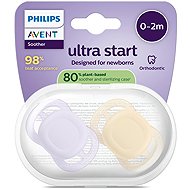Philips AVENT SCF075/11 Ultrastart 0-2 m, girl, 2 pcs - Baby Pacifier