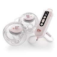 KINDERKRAFT Double Hands-Free Gentle Flow Pink - Breast Pump