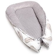 T-TOMI baby nest Minky, Feathers - Baby Nest