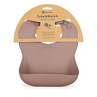 PETITE&MARS Take&Match Velvet Latte 6 m+ - Bib