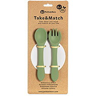 PETITE&MARS Take&Match Sweet Pea 6m+ - Cutlery Set