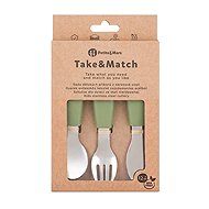 PETITE&MARS Take&Match Sweet Pea 12m+ - Cutlery Set