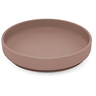 PETITE&MARS Take&Match Silicone Plate with Suction Cup Velvet Latte 6 m+ - Children's Plate