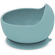 PETITE&MARS Silicone Suction Bowl Take&Match Frosted Sky 6m+ - Children's Bowl