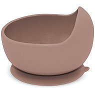 PETITE&MARS Silicone Suction Bowl Take&Match Velvet Latte 6m+ - Children's Bowl