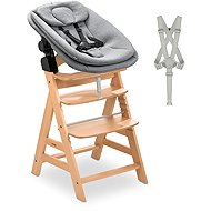 HAUCK Alpha+ Chair + Newborn Set Pro with Reclining Function – Natural - High Chair