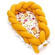 T-TOMI knitted nest 2in1, Foxes - Baby Nest