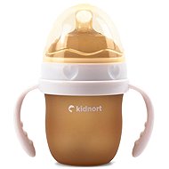KIDNORT Eple 150 ml, 0-3 m, pudrová - Baby Bottle