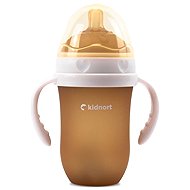 KIDNORT Eple 250 ml, 6 m+, pudrová - Baby Bottle