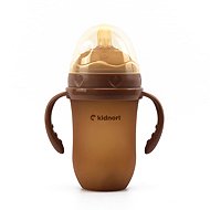 KIDNORT Eple 250 ml, 6 m+, hnědá - Baby Bottle