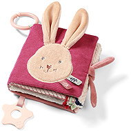 BabyOno Sensory Book Rabbit Karo 0m+ - Cloth Book