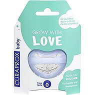 CURAPROX Baby, Soother from Birth, Size 0, Blue - Baby Pacifier