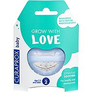 CURAPROX Baby, Orthodontic Soother from 2.5 Years, Size 2, Blue - Baby Pacifier