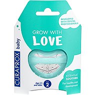 CURAPROX Baby, Orthodontic Soother from 2.5 Years, Size 2, Turquoise - Baby Pacifier