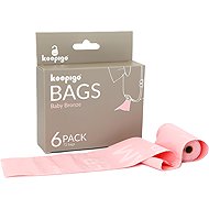 KEEPIGO Náhradní sáčky do přebalovacího organizéru 3v1 růžové - Nappy Bags