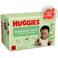 HUGGIES Natural Aloe Vera 144 pcs (3× 48 pcs) - Wet Wipes
