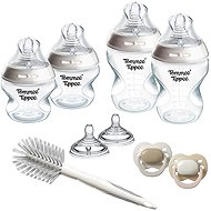 Tommee Tippee Natural Start Newborn Anti-Colic Set 150ml + 260ml, White - Baby Bottle