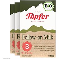 Töpfer Organic 3 3×600g - Baby Formula