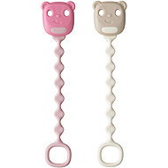 b.box Silikonový klip blush/vanilla, 2 ks - Dummy Clip