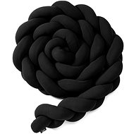 ESECO knitted mat 220 cm, Black - Crib Bumper