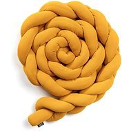 ESECO pletený mantinel 220 cm, Mustard - Mantinel do postieľky