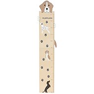 ATMOSPHERA for Kids Children's wall height chart, Dogs (140cm, beige) - Child Growth Chart