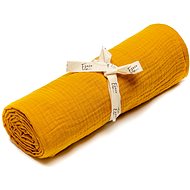 T-TOMI BIO muslin towel Mustard - Children's Bath Towel