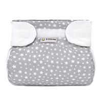 T-TOMI orthopaedic abduction briefs - Velcro, Grey Stars (3 - 6 kg) - Abduction Nappies