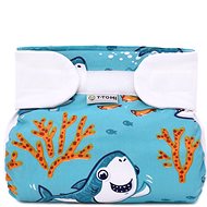 T-TOMI orthopaedic abduction briefs - Velcro, Sharks (5 - 9 kg) - Abduction Nappies