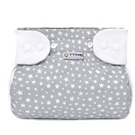 T-TOMI orthopaedic abduction panties - snaps, Grey Stars (3 - 6 kg) - Abduction Nappies