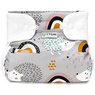 T-TOMI orthopaedic abduction panties - snaps, Hedgehogs (3 - 6 kg) - Abduction Nappies