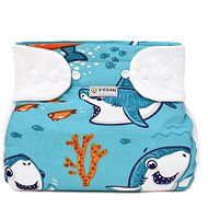 T-TOMI orthopaedic abduction panties - snaps, Sharks (5 - 9 kg) - Abduction Nappies
