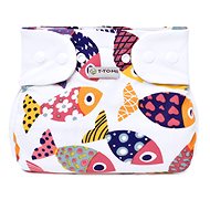 T-TOMI orthopaedic abduction panties - snaps, Fun Fish (5 - 9 kg) - Abduction Nappies