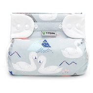 T-TOMI orthopaedic abduction panties - snaps, Swan (5 - 9 kg) - Abduction Nappies