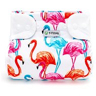 T-TOMI orthopaedic abduction panties - snaps, Flamingo (5 - 9 kg) - Abduction Nappies